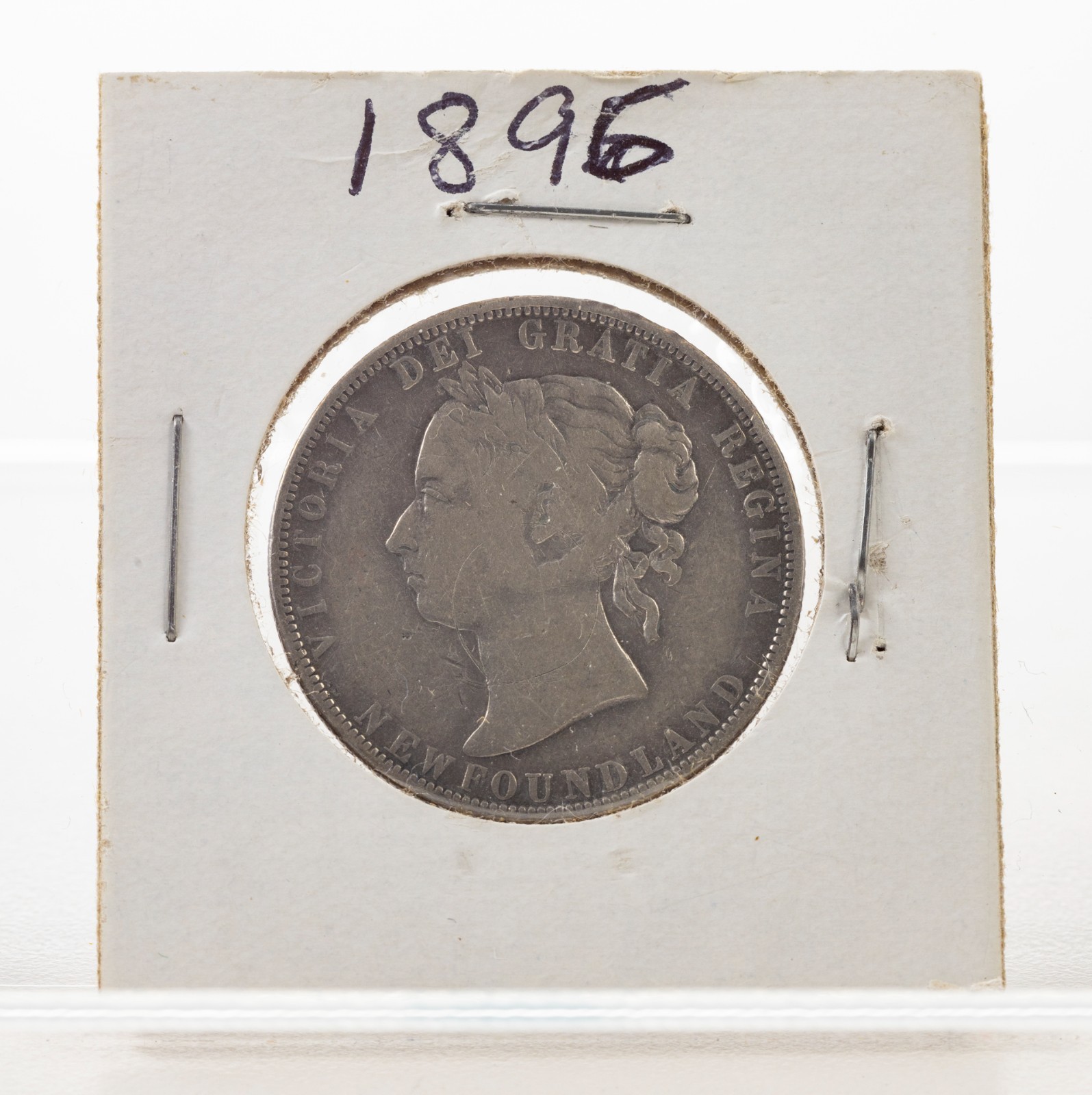 1896 Newfoundland 50 Cents .925 Silver ASW 0.3504 Oz Half Dollar