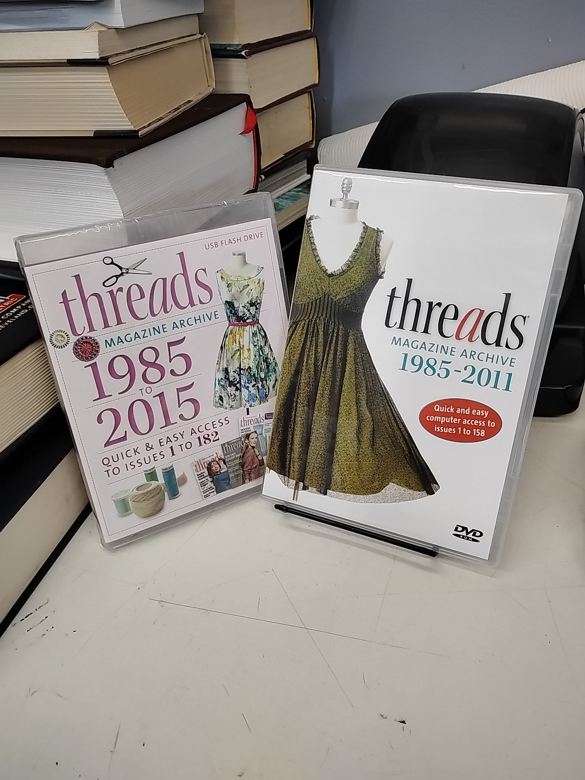 Threads Magazine Archive Lot Of 2 1985-2011, 1985-2015 Dvd/Flash Drive