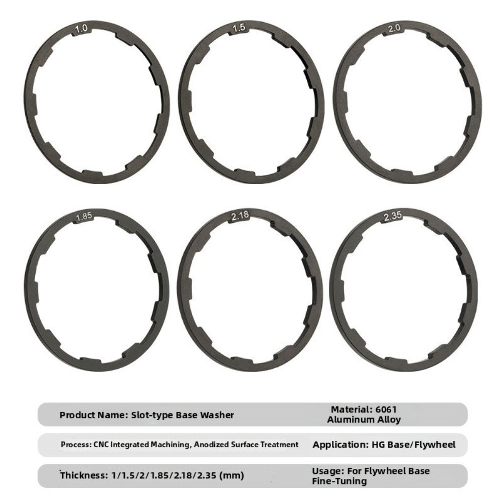 Lightweight 6061 Aluminum Hub Spacer Set for 8 9 10 11 Speed Bike Upgrades