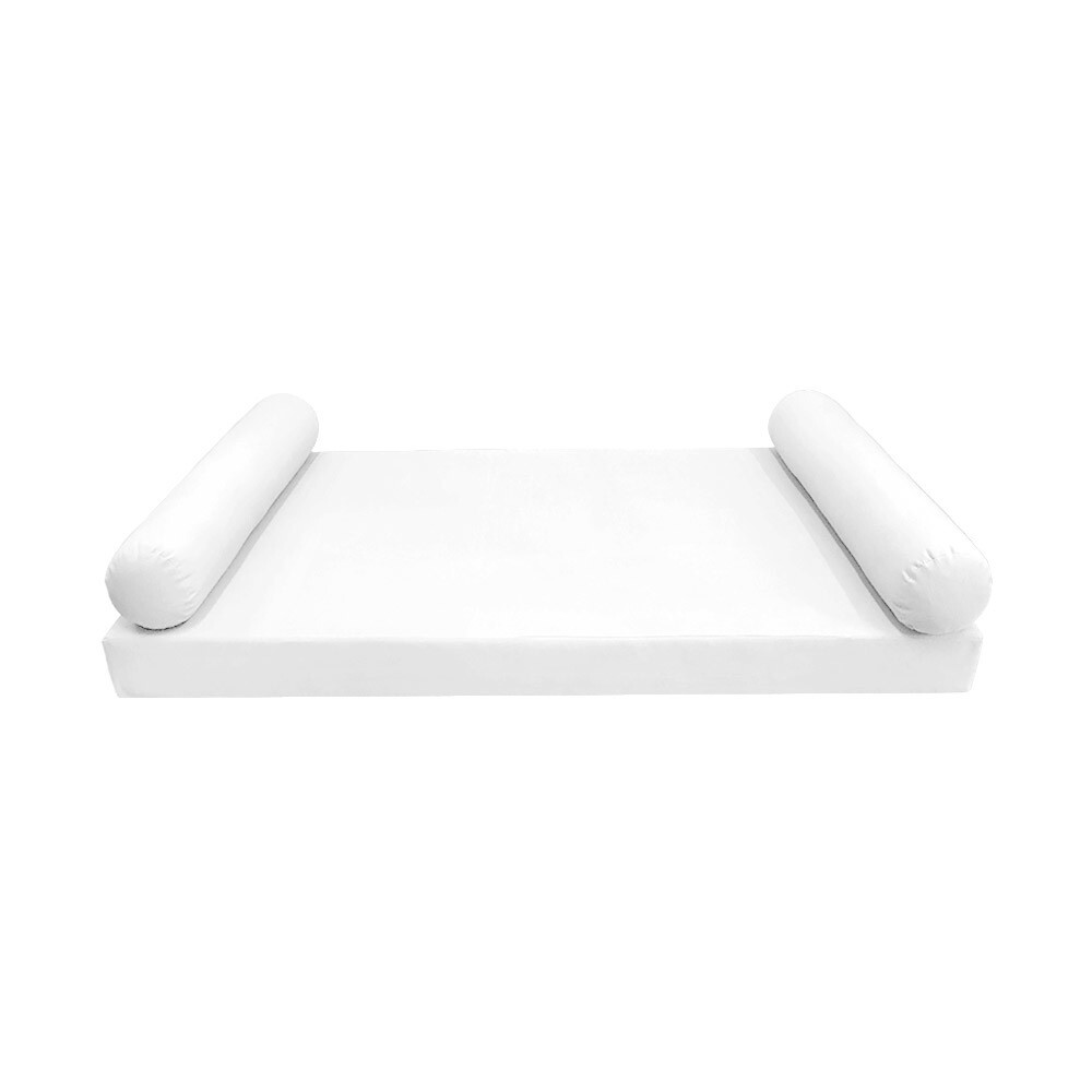 |SLIPCOVER ONLY|S5 Daybed Mattress Bolster Pillow Cover Knife Edge Queen AD106