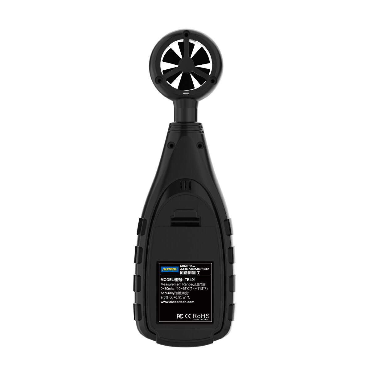 Handheld Digital Anemometer Temperature Gauge Meter Air Wind Speed Thermometer