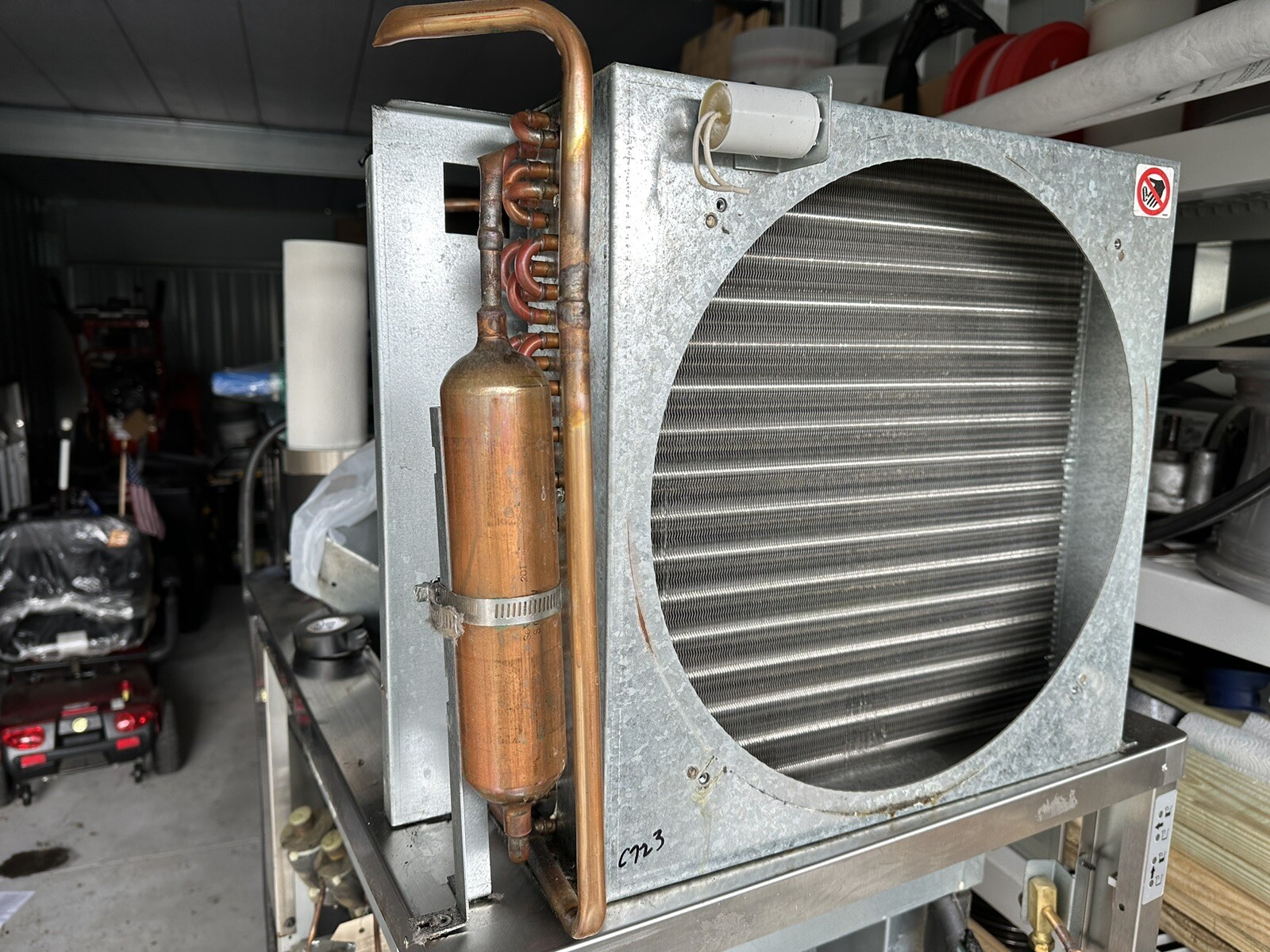 Taylor C722-C723 Ice Cream Machine Air Cooled Condenser Assembly