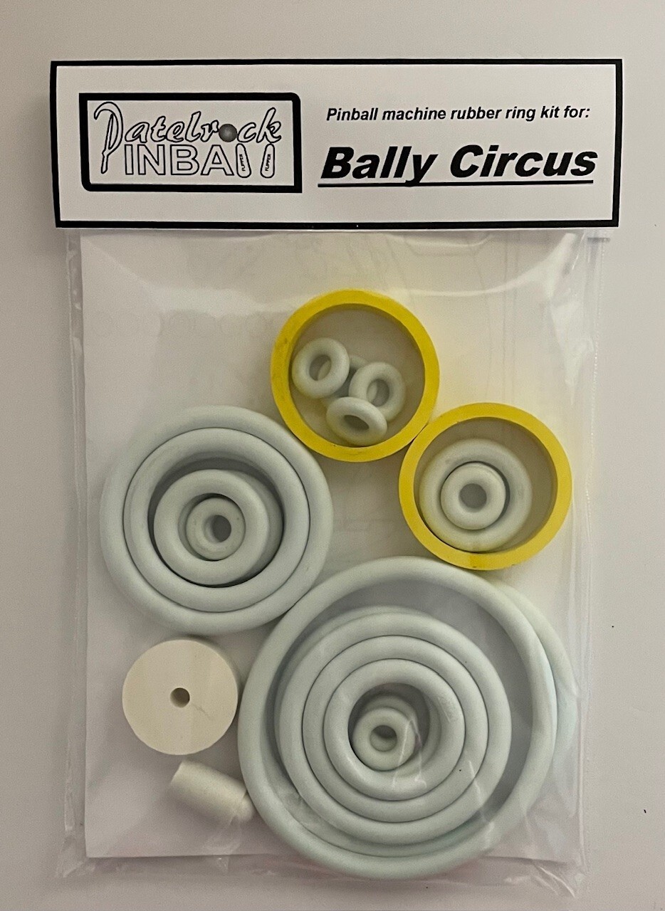 1973 Bally Circus Pinball Machine Rubber Ring Kit