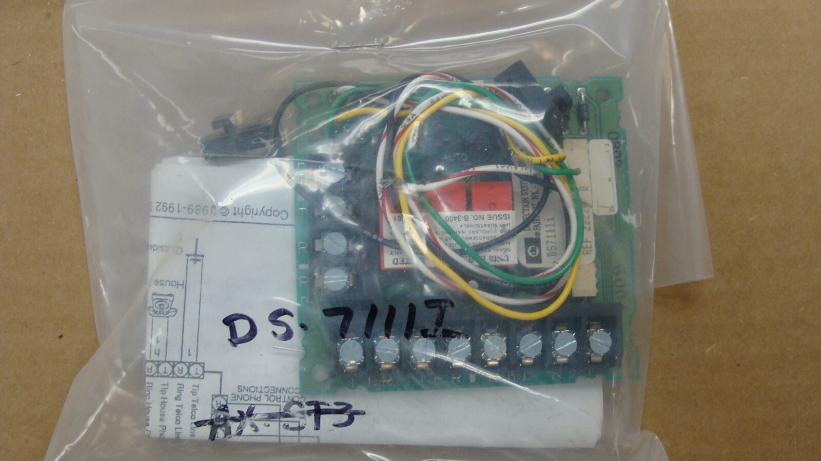 Bosch DS DETECTION SYSTEMS DS-7111I Circuit Control Board 7111i  DS7111i