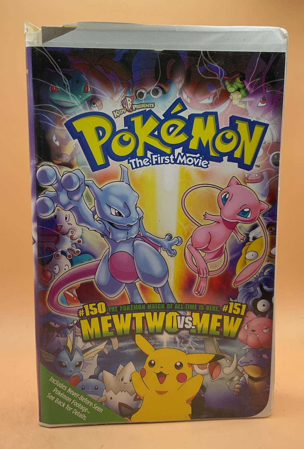 Pokemon the First Movie: Mewtwo Strikes Back VHS Clamshell **Buy 2 Get 1 Free**