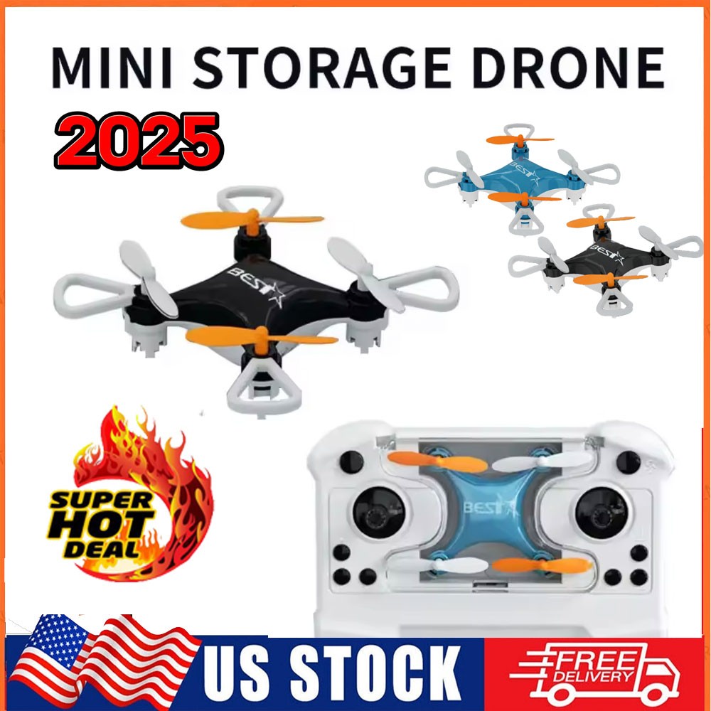 Mini Drone Beginner-Friendly Stunt Flyer, All-Ages Mini Drone with Easy Stunt US