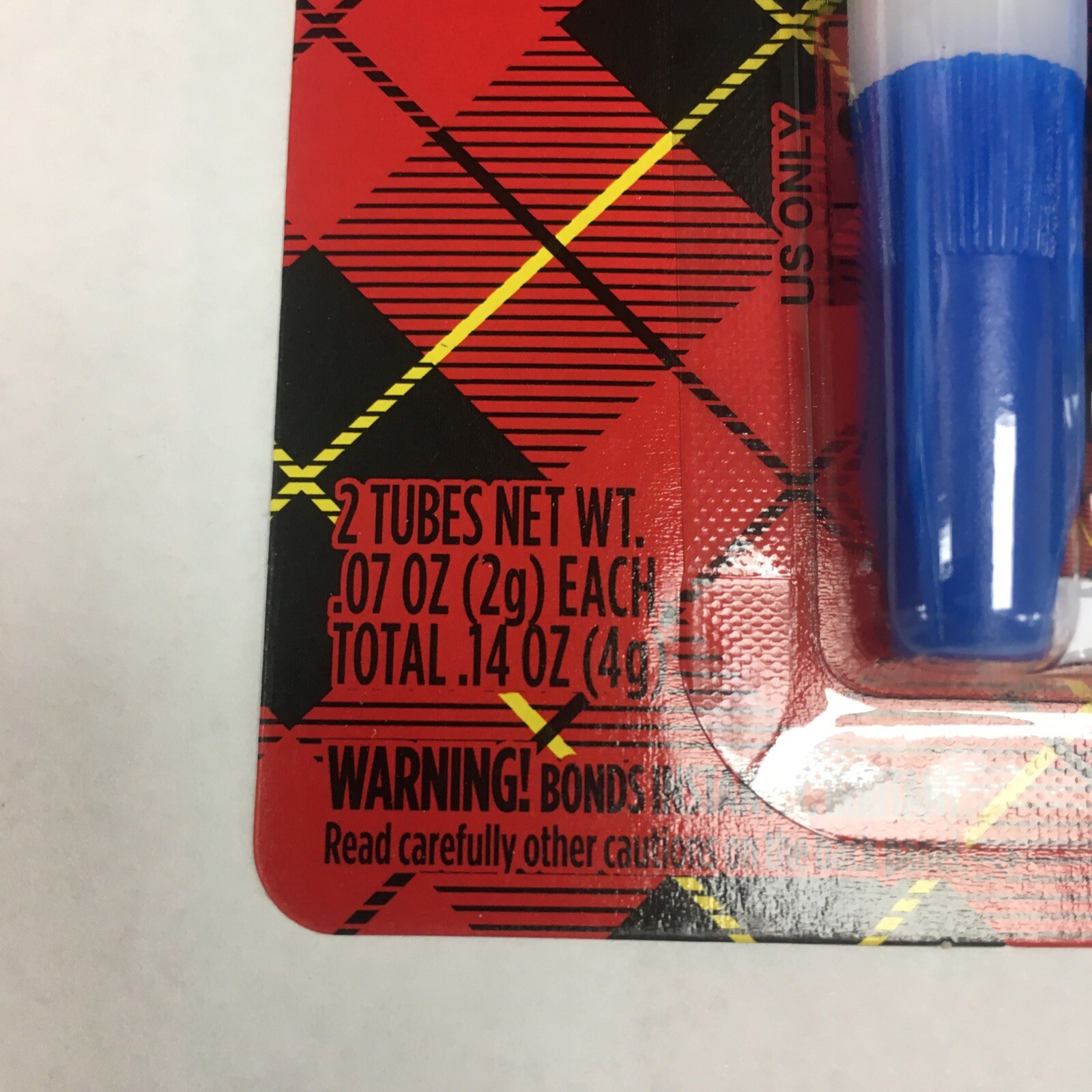 Super Glue Liquid 2 x 2Pkg .07oz (4 Bottles) 051111025949 Scotch - Free Shipping
