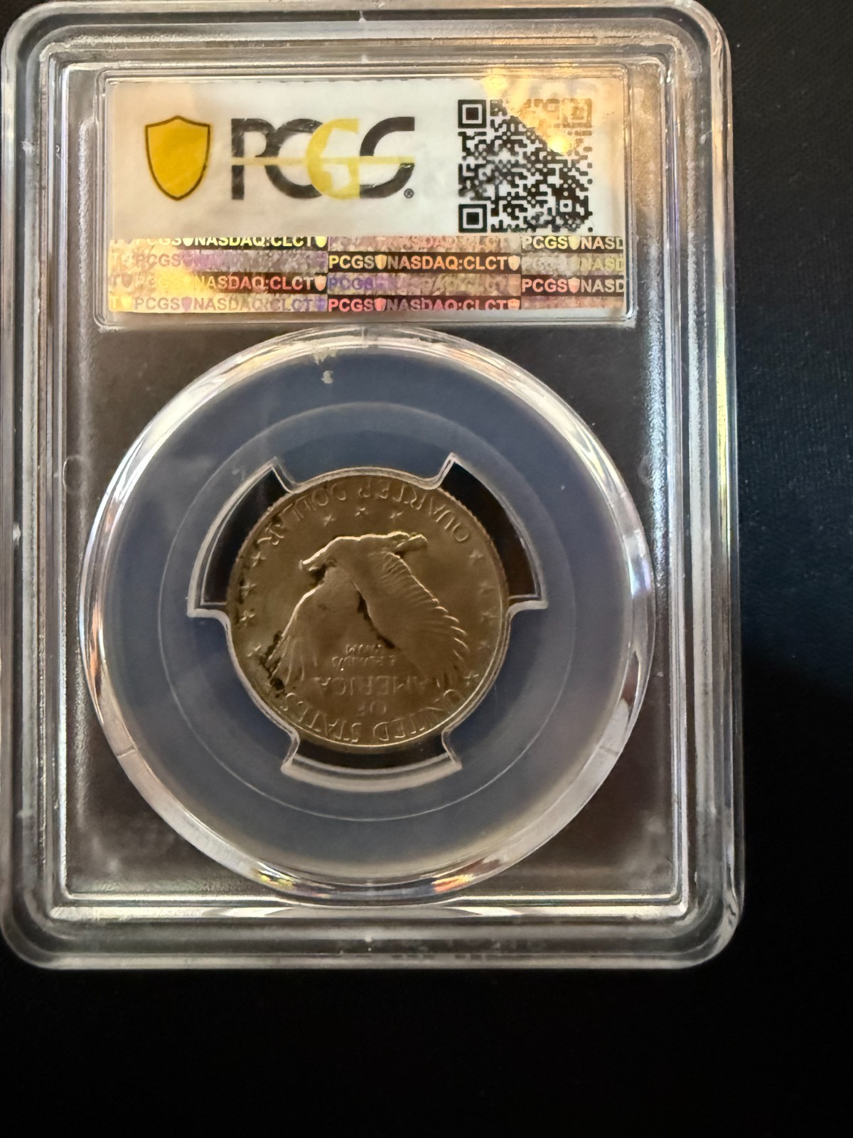 1929 STANDING LIBERTY SILVER QUARTER PCGS MS63FH