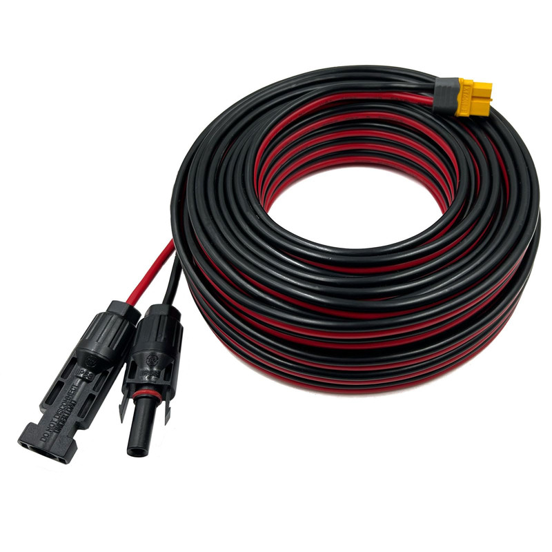 Zkeeshop Xt60 Adapter Extension Cablext60 To Solar Connector 12Awg Solar Panel