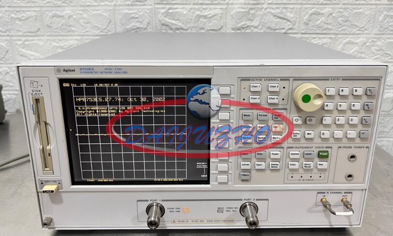 ONE Agilent 8753ES S-Parameter Network Analyzer 30kHz-6GHz USED
