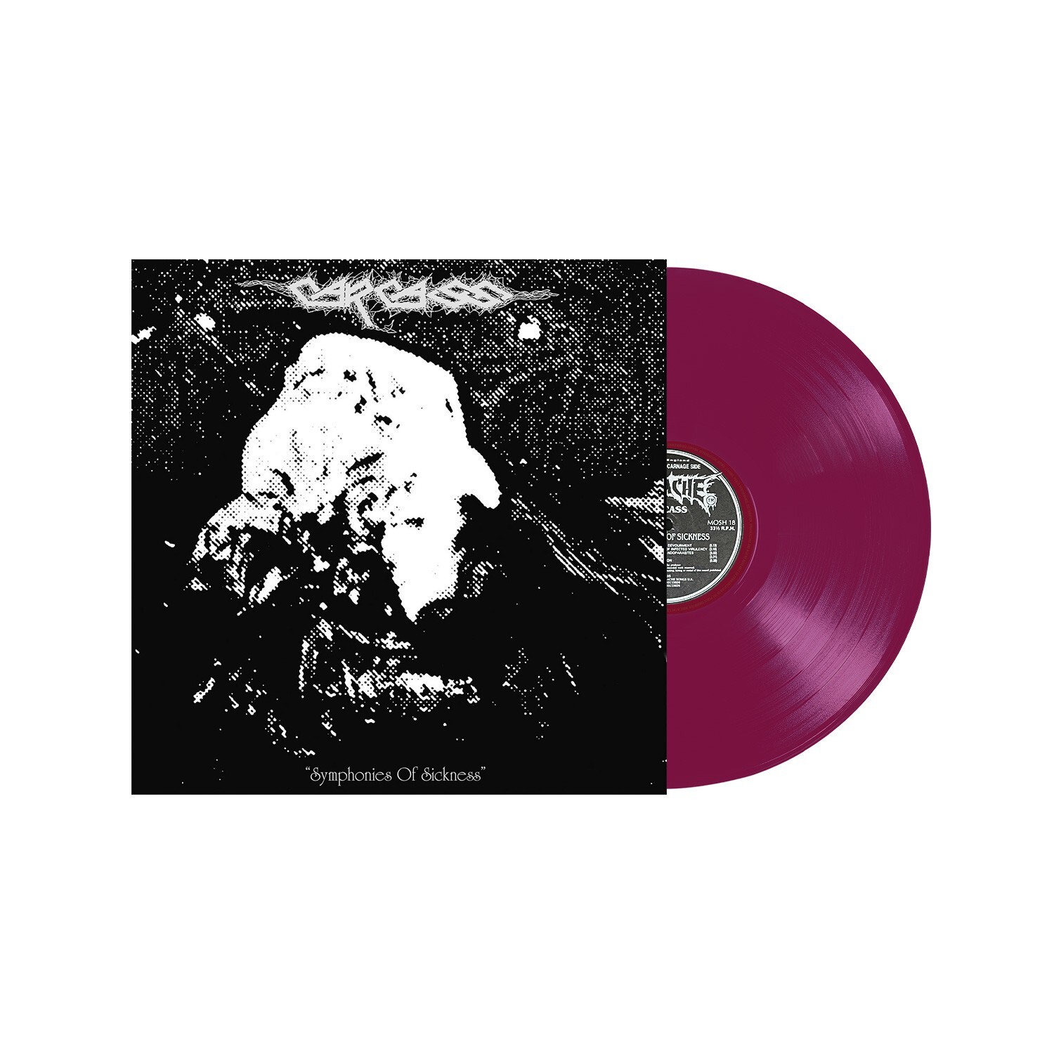 Carcass 'Symphonies Of Sickness' FDR Purple Vinyl - NEW