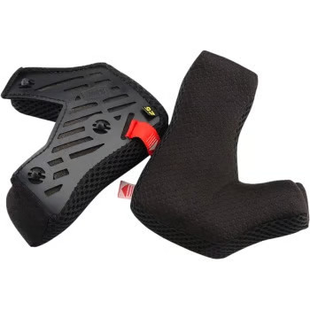 100% MTB Cheek Pads for Aircraft Bicycle Helmet - Black - XS/Lg E-Bike 0134-3016