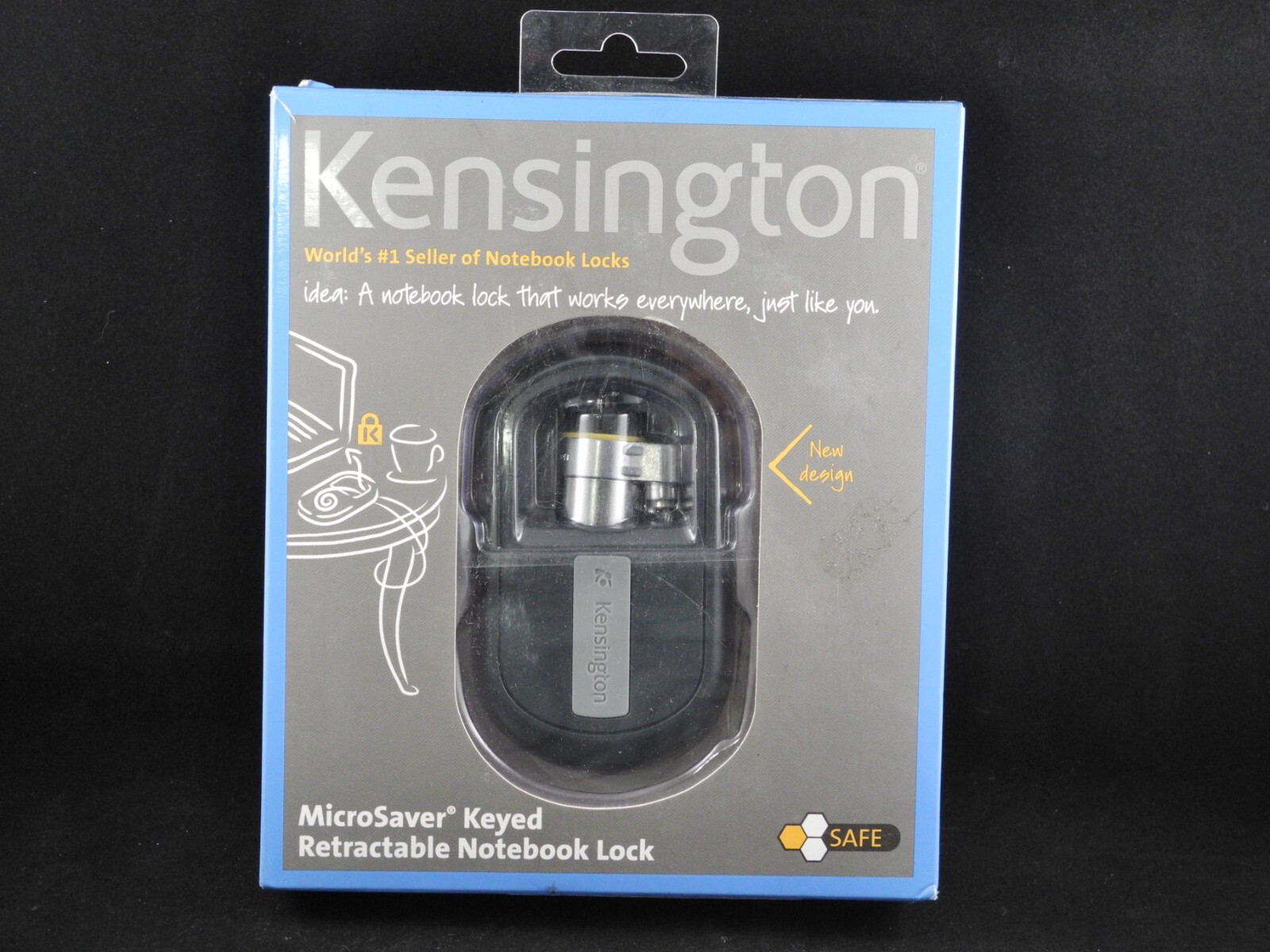NEW Kensington MicroSaver Keyed Retractable Notebook Lock