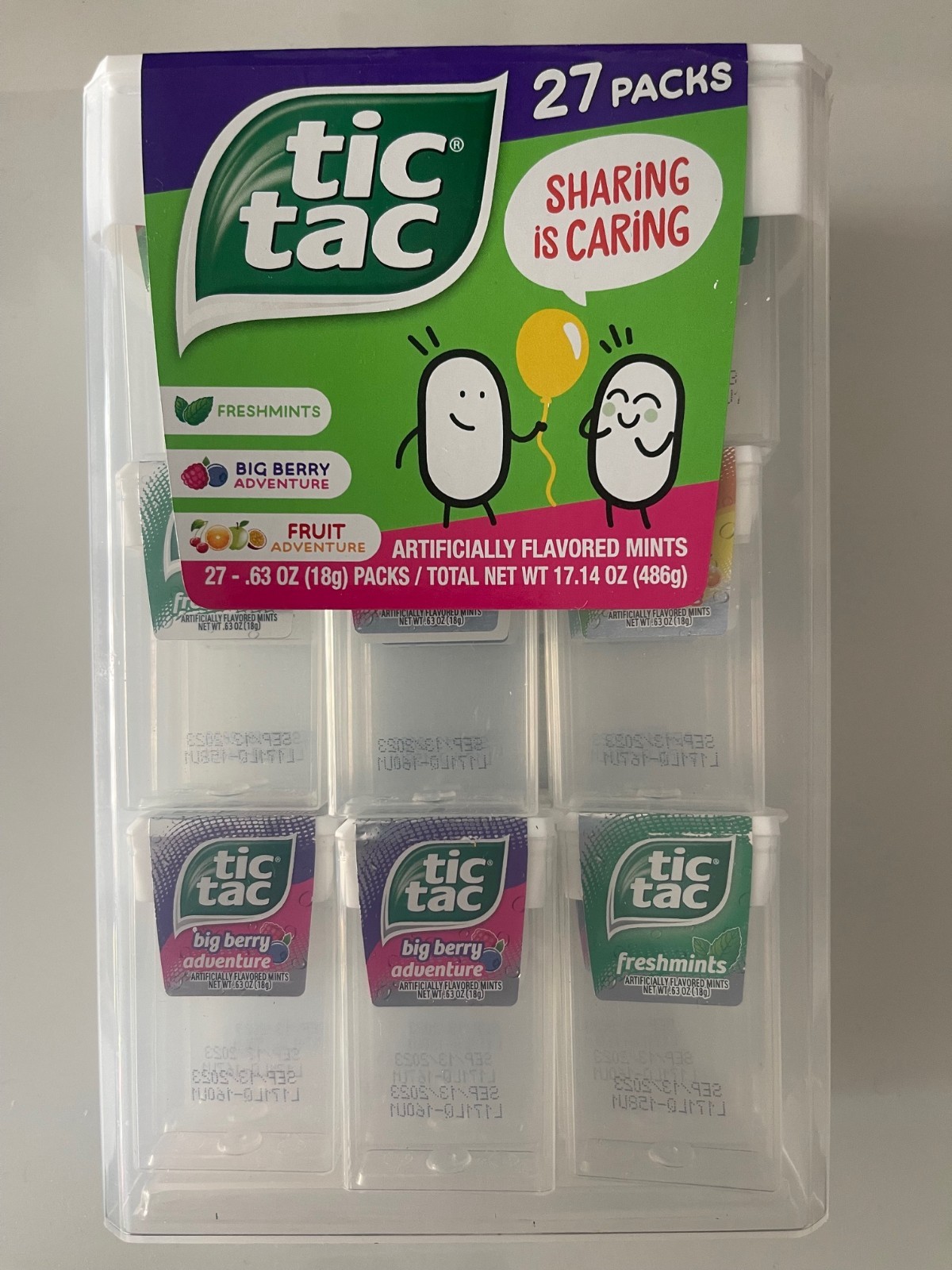 LOT of 27 EMPTY TIC-TAC Containers for Spices/Arts/Crafts/Storage/Fishing/Garage