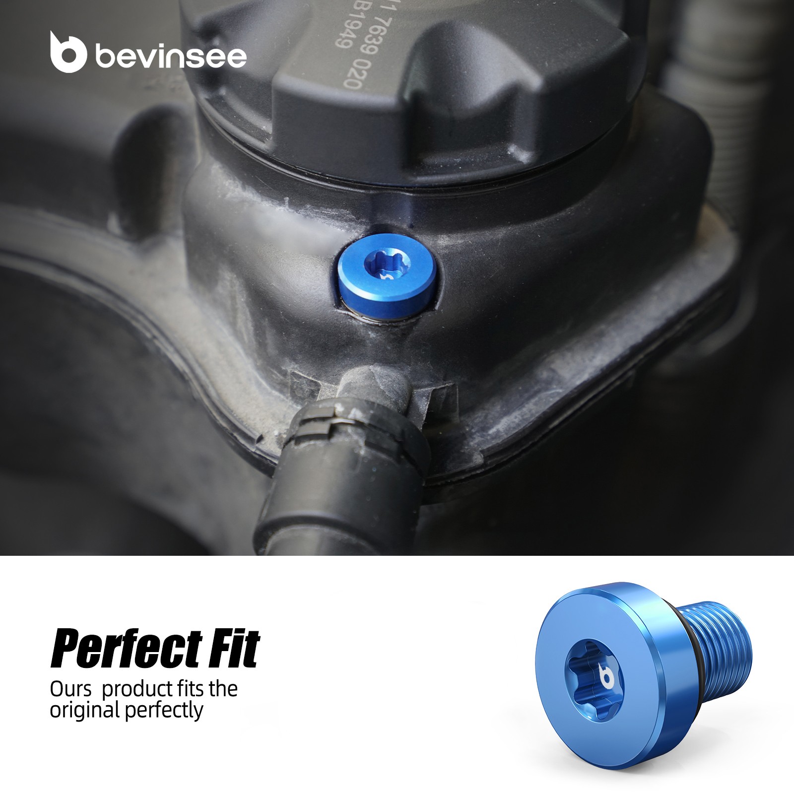 Aluminum Engine Coolant Tank Bleeder Screw 17111712788 For BMW E36 E46 E39 E53