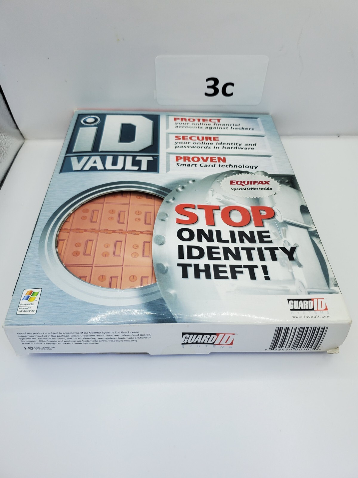 ID Vault Guard ID Systems STOP ONLINE IDENTITY THEFT Windows XP Secure Passwords