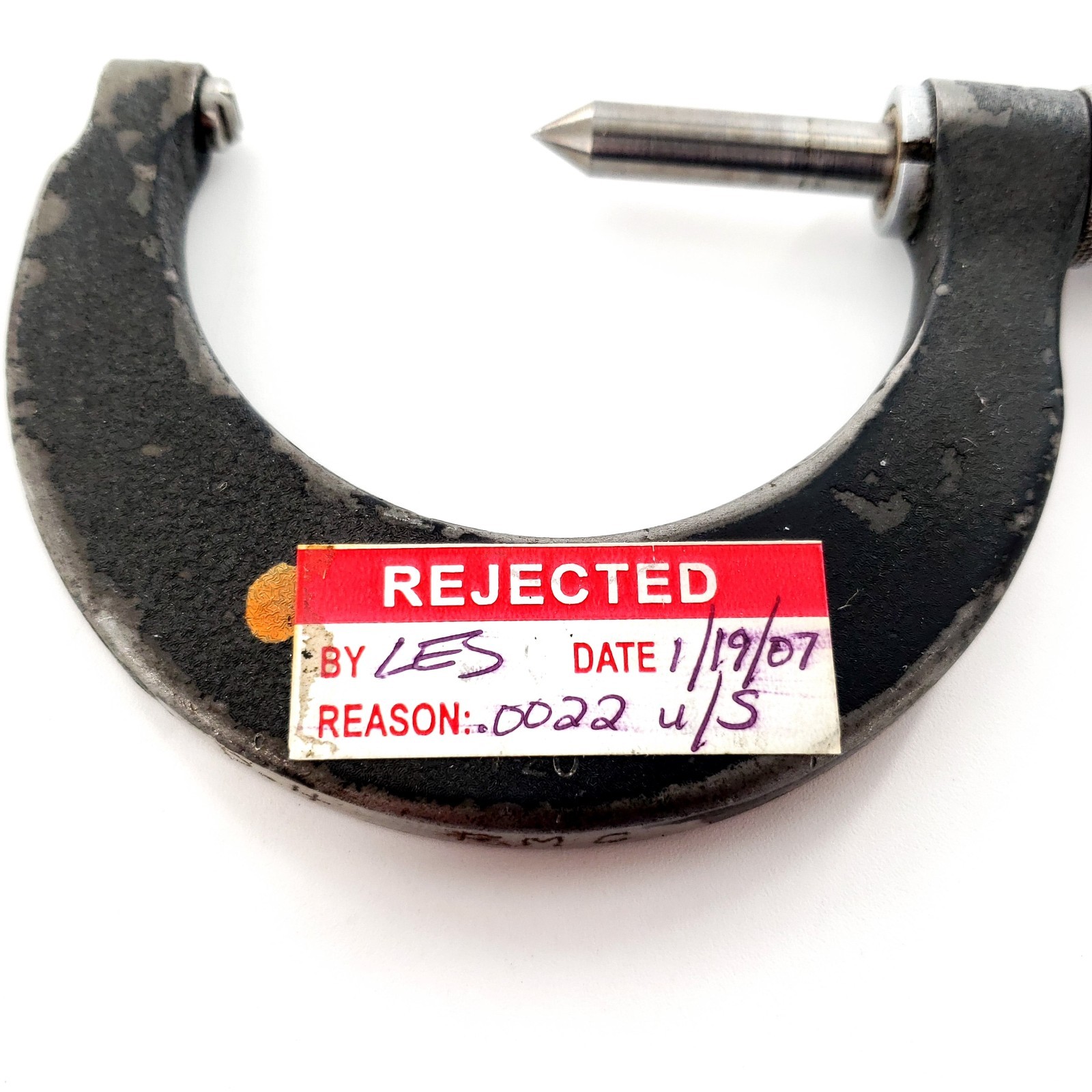 Tubular Micrometer Co Point Micrometer ***REJECTED***