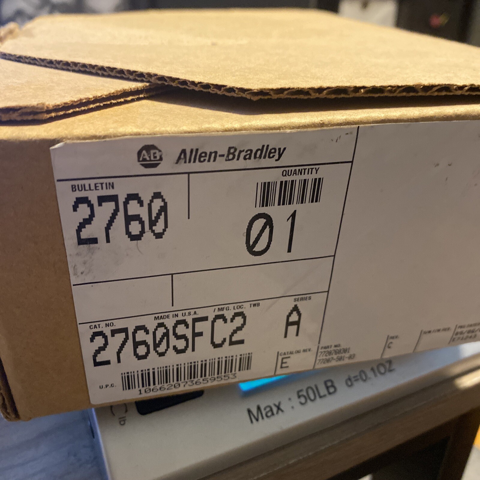 ALLEN BRADLEY MEMORY PROTOCOL CARTRIDGE 2760-SFC2 SER. A NEW, SEALED