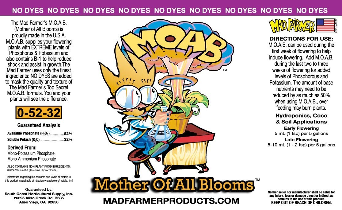 Mad Farmer MOTHER OF ALL BLOOMS  MOAB Flower Enhancer