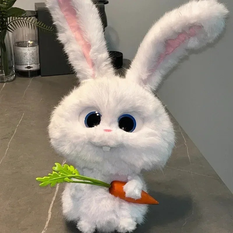The Secret Life of Pets Character Snowball Peripheral Doll Plush Toy Cute Rabbit