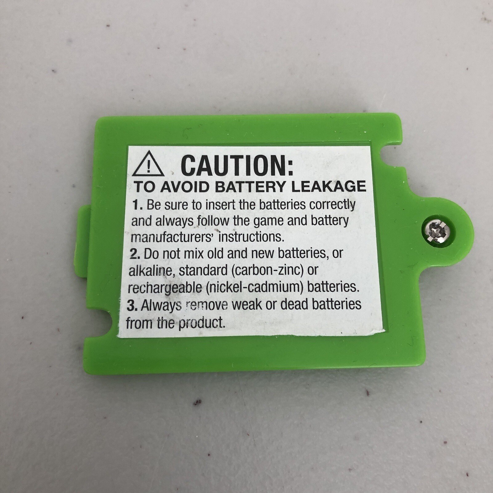 Whac A Mole Game 2004 Milton Bradley Replacement Part Battery Cover Only