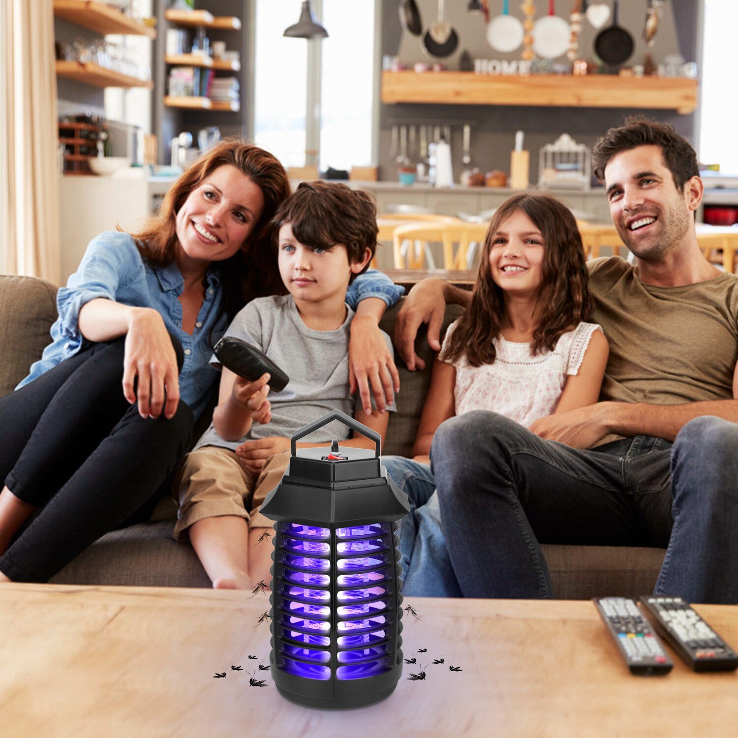Powerful Electric Mosquito Insect Killer Zapper Light Fly Bug Trap