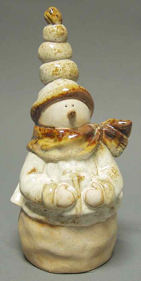 Roman Origins Collection Snowman With Gift  - No Box 5583495