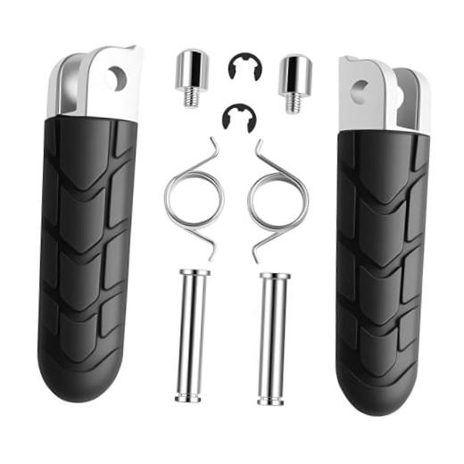 Motorcycle Front Foot Pegs Compatible with Honda CBR600 CBR1000F VFR800 CB400