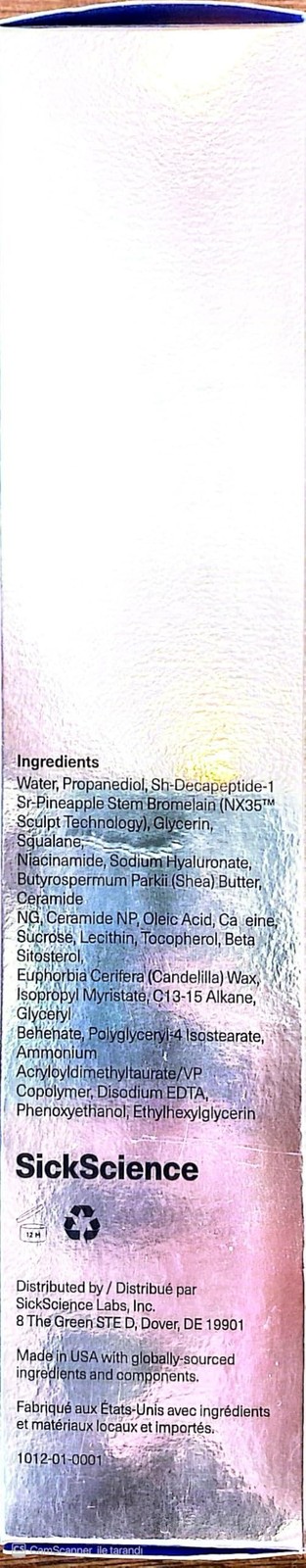 SickScience DropOff Advanced Exosome Body Firming & Sculpting Cream | Targets St