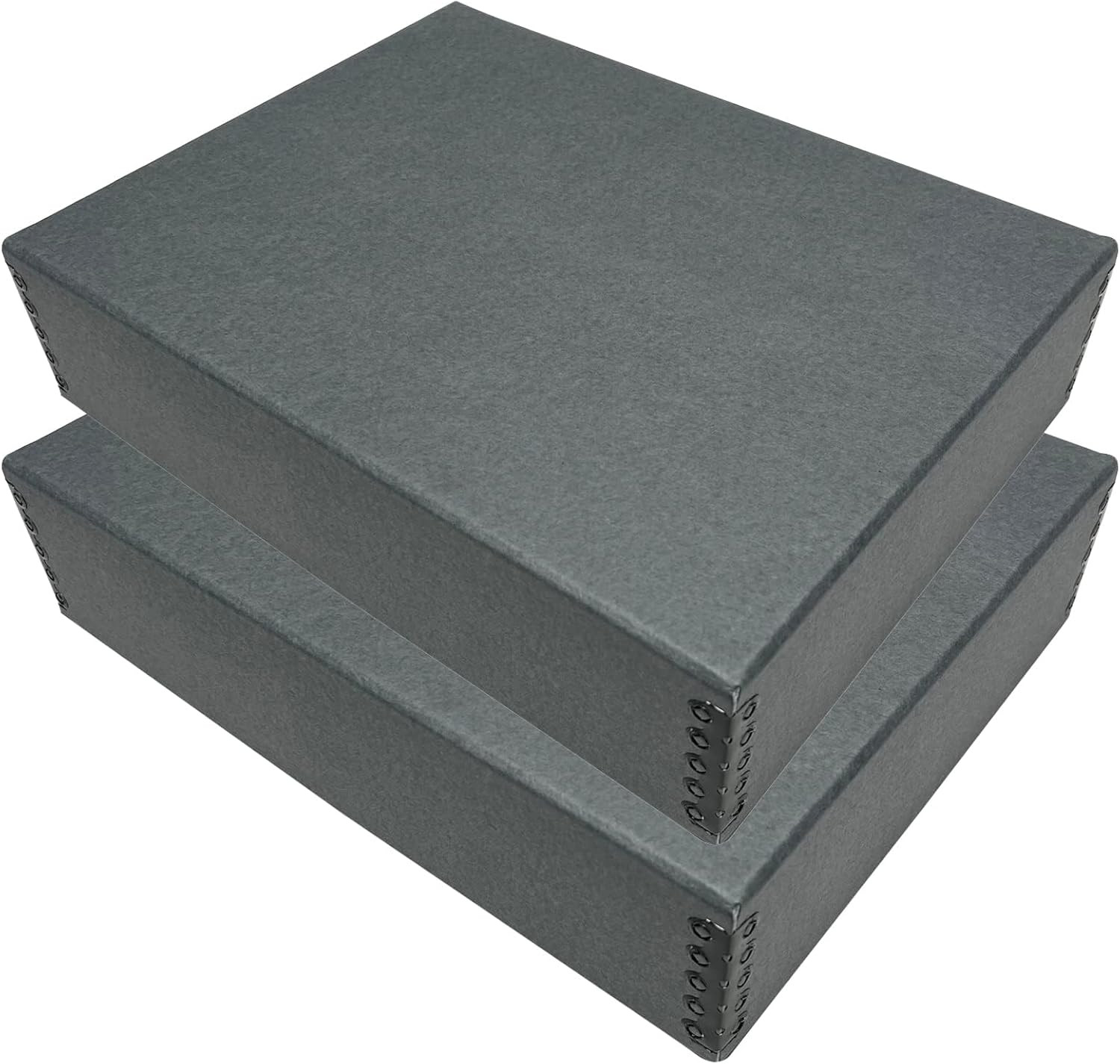 Museum Archival Storage Box, 9.75X12.75X3 In. Drop Front Design. Acid-Free with