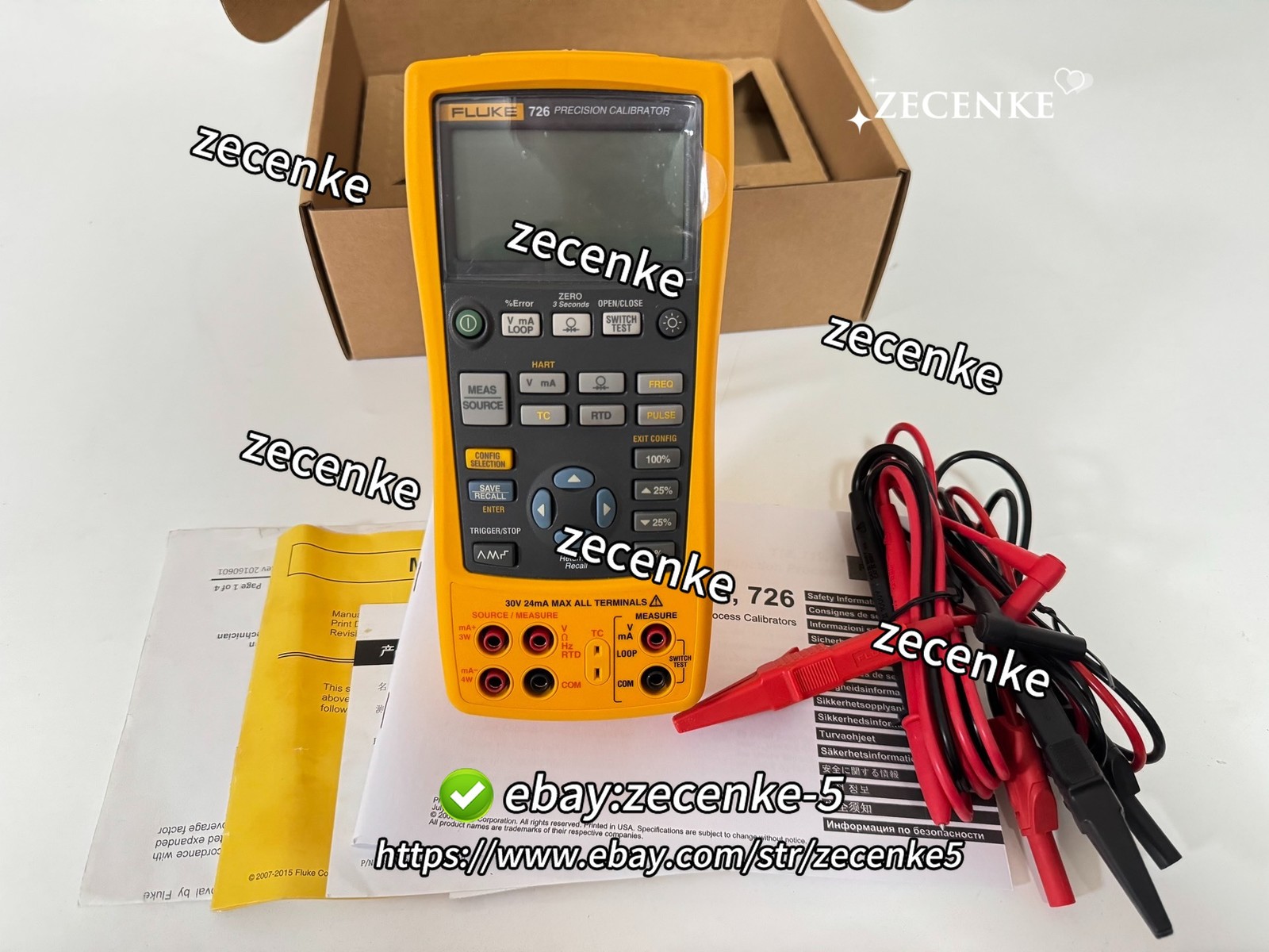 Fluke 726 Multifunction Process Calibrator Calibrated