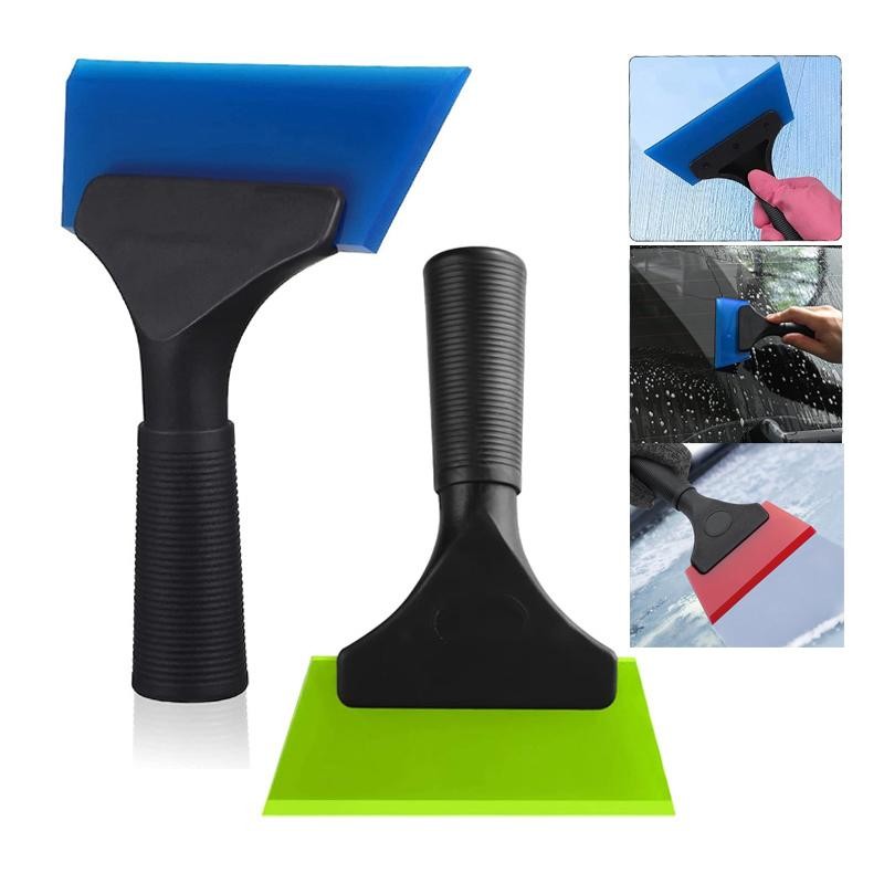 1pc Clean Scraper Shovel Rubber Window Tint Squeegee Water Blade Wiper Glass Han
