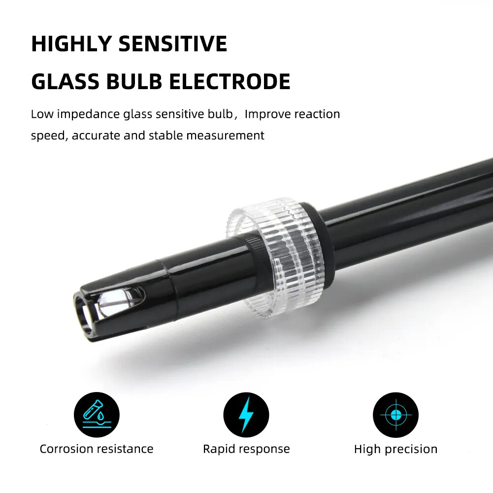 Electrode Ph Meter Potential Test BNC Replacement Probe Hydroponic Connector