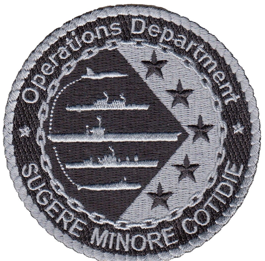 OPERATIONS DEPARTMENT SUGERE MINORE COTIDIE STEEL GREY / BLACK PATCH