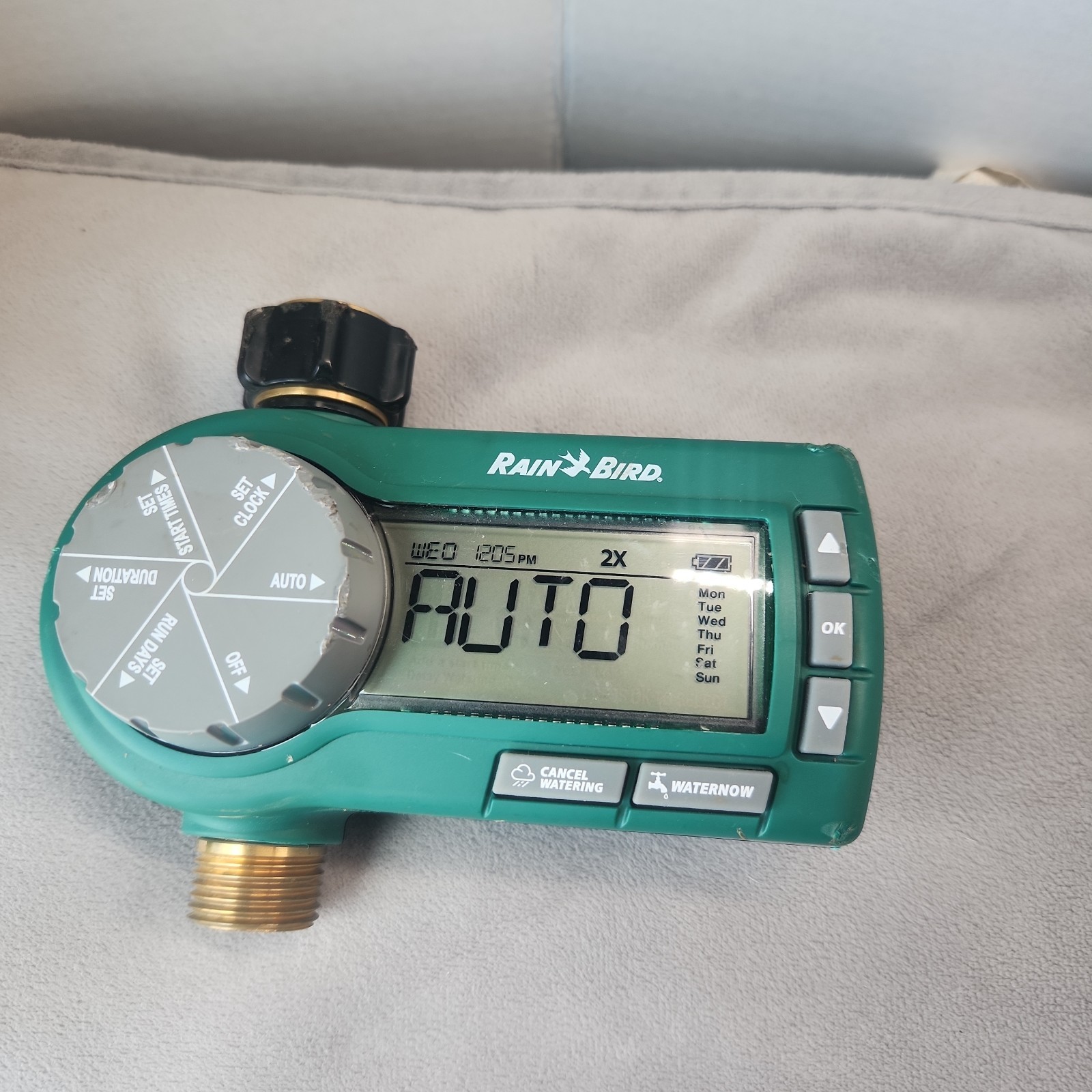 Rain Bird 1ZEHTMR 7-Day Setting Electronic Digital Hose End Timer, One Zone
