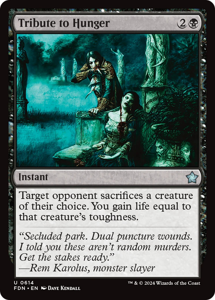 Tribute to Hunger [Foundations] Near Mint
