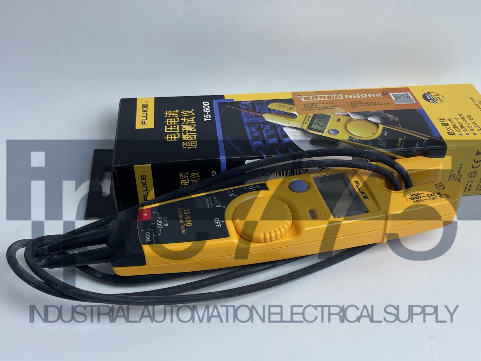 Fluke T5-600 Clamp Meter Continuity Current Electrical Tester #Z