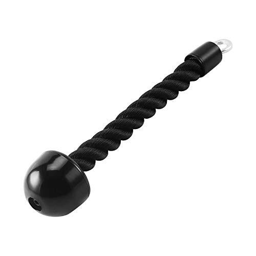 Pull Down Rope Single Grip Tricep Bicep Exercise Attachment for Black 1 pack