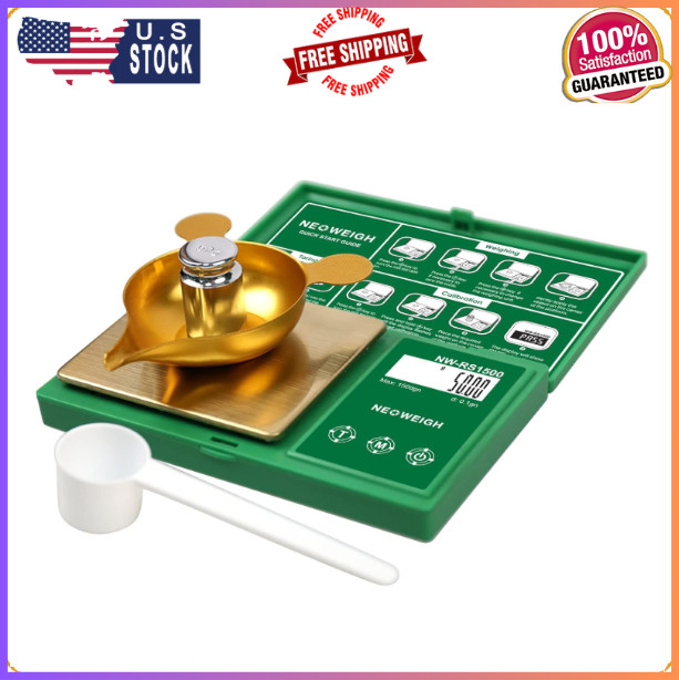 Reloading Scale, Powder Scale for Reloading, 1500 grains x 0.1 gn