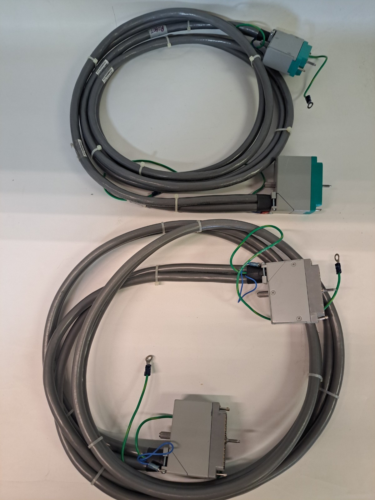 Lot of 2 Genmark Automation 910500012A Robot Cables EDAC 7.5FT  Used