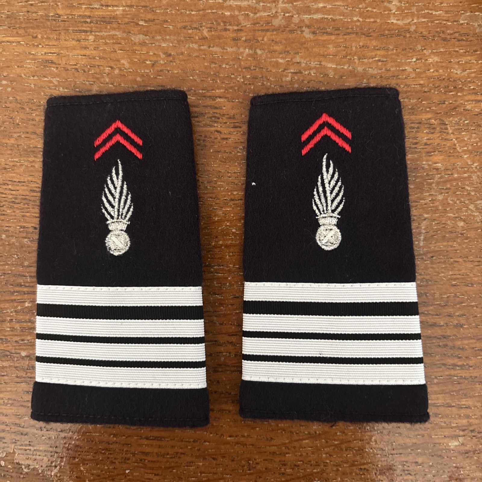 French National Gendarmerie Shoulder Boards/ Adjutant, Warrant Officer