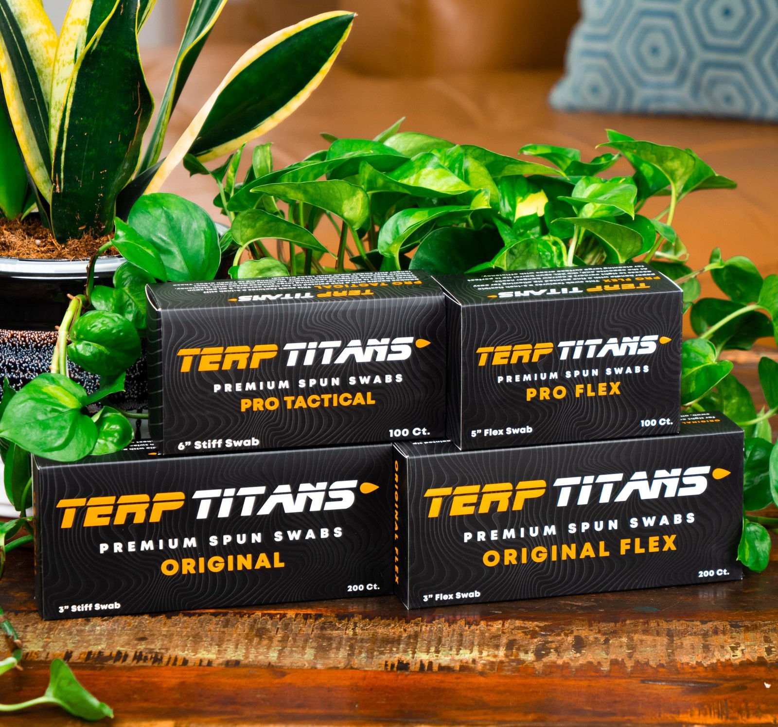 TerpTitans Original Flex – Flexible Cotton Swabs, 400 Count — Spiral