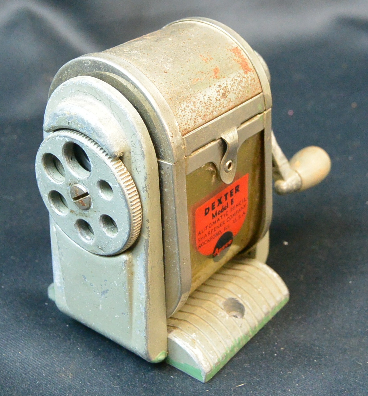Vintage DEXTER AUTOMATIC PENCIL SHARPENER Model B Absco Made In USA