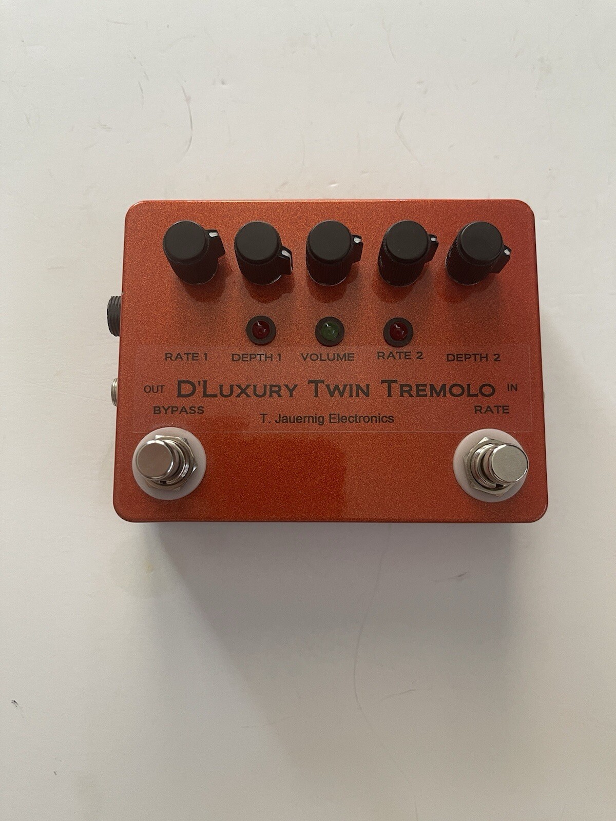 T. Jauernig Electronics D’Luxury Twin Tremolo Rare Guitar Effect Pedal