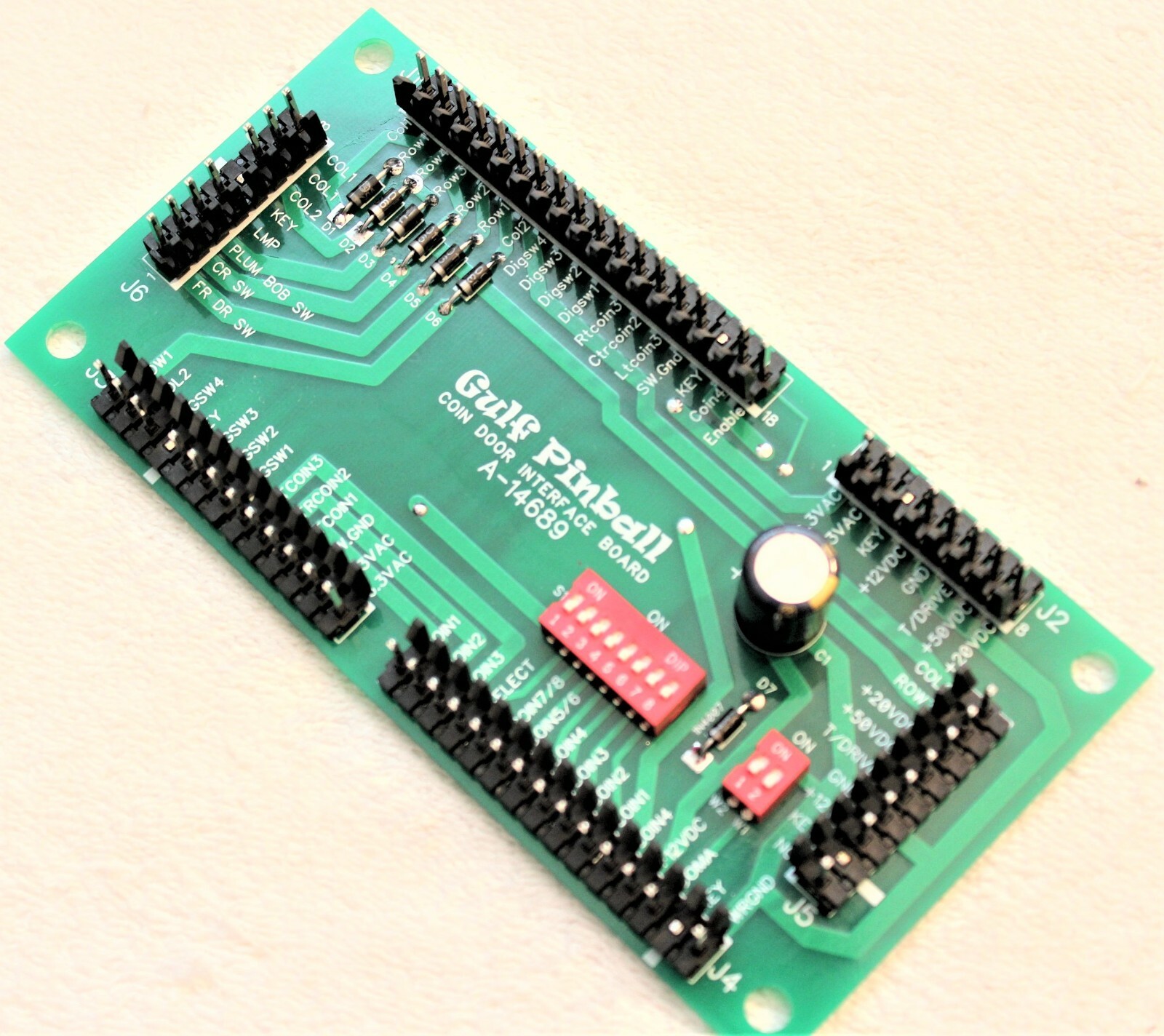 NEW Bally and Williams Coin Door Interface Board A-14689