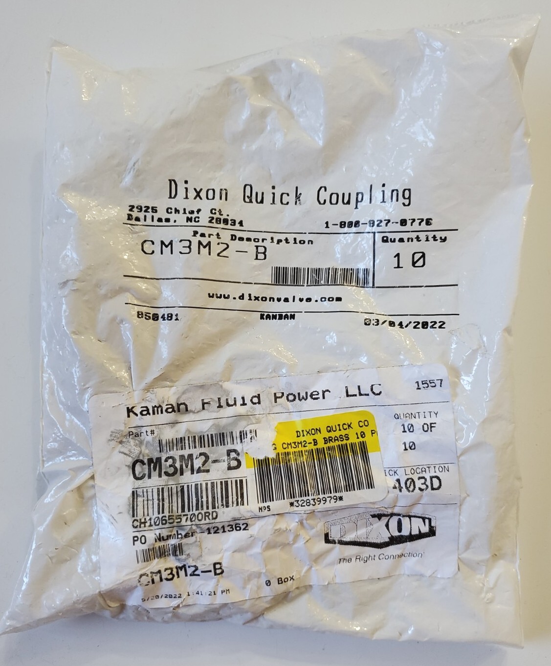 10 DIXON CM3M2-B / CM3M2B Lot