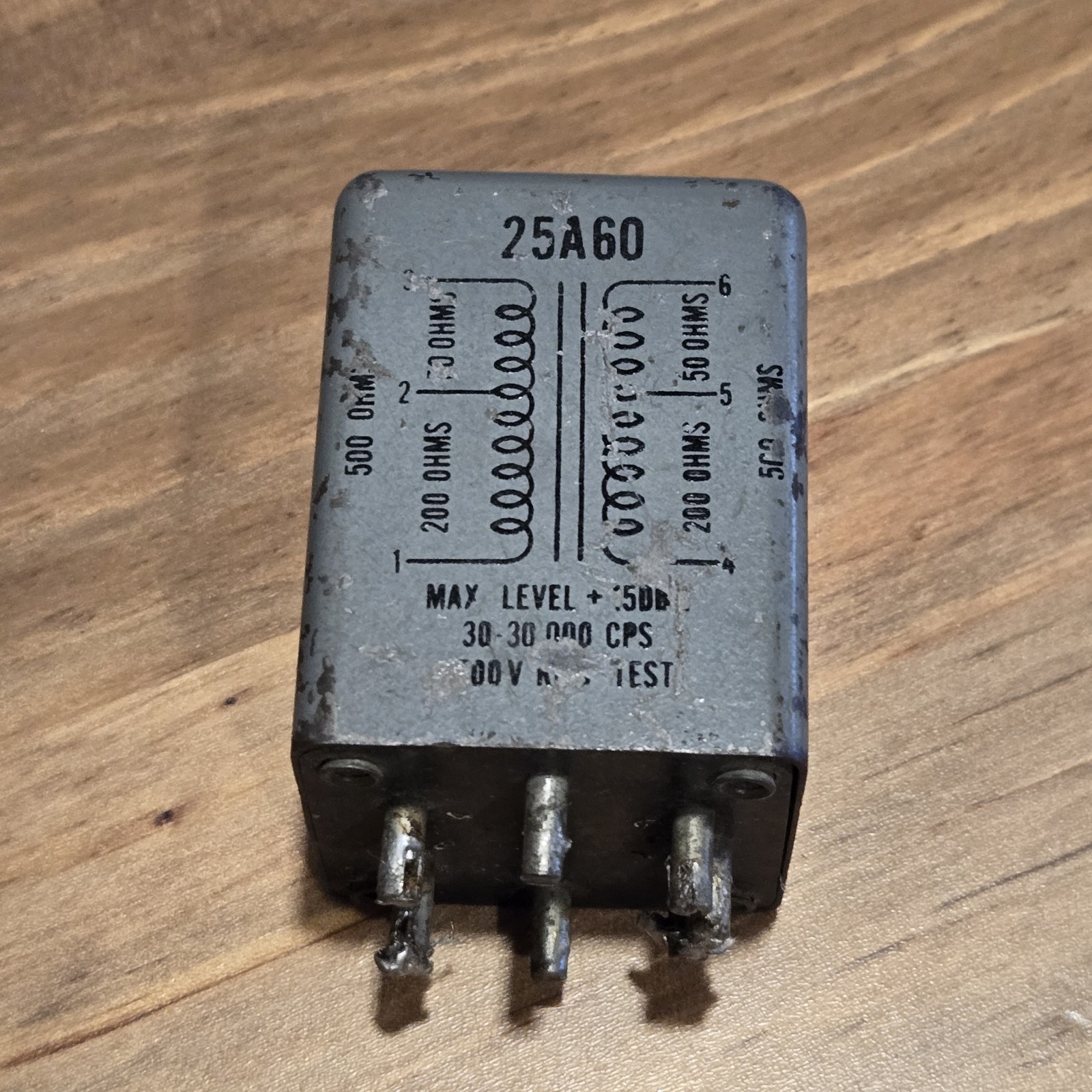 Thordarson 25A60 Audio Transformer Line to Line 1960s