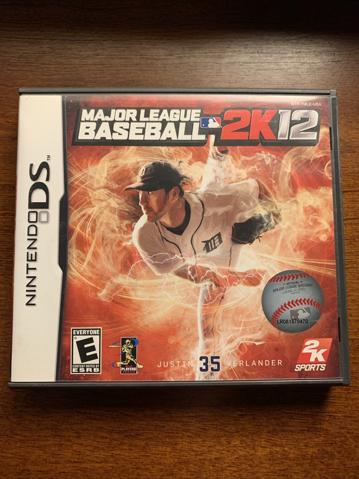 Major League Baseball 2k12 (Nintendo DS) **** CASE ONLY **** No Game USA Version