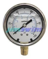 American Granby ILVG3025-4L Vac Gage Liq 30Hg 21/2D 1/4Lm