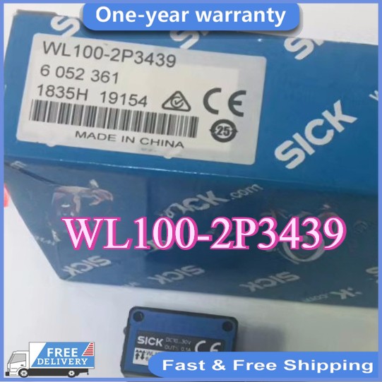 1PCS WL100-2P3439 NEW FOR SICK 6052361 photoelectric sensor Fast delivery